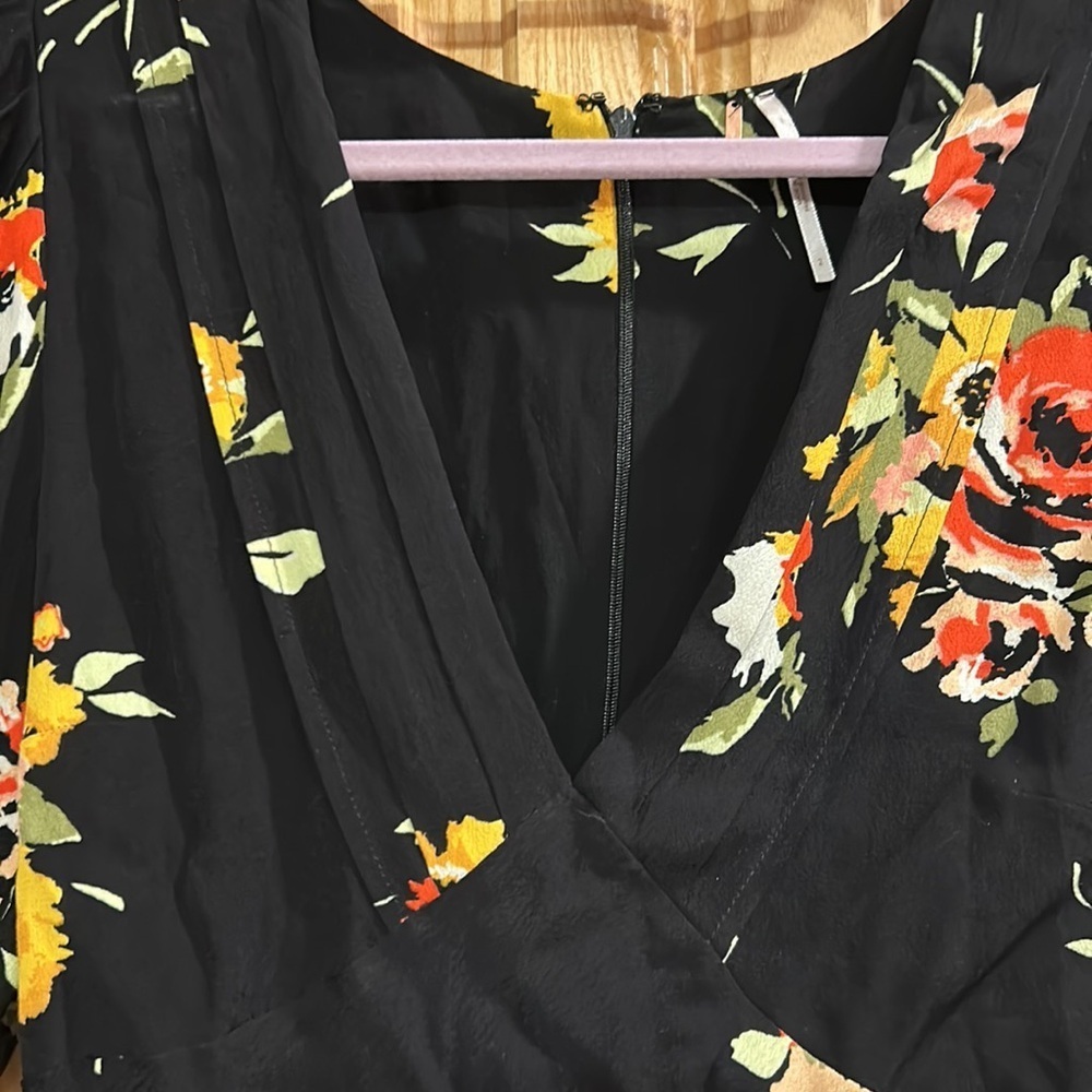 Free People Floral Black Dress - Picture 8 of 12
